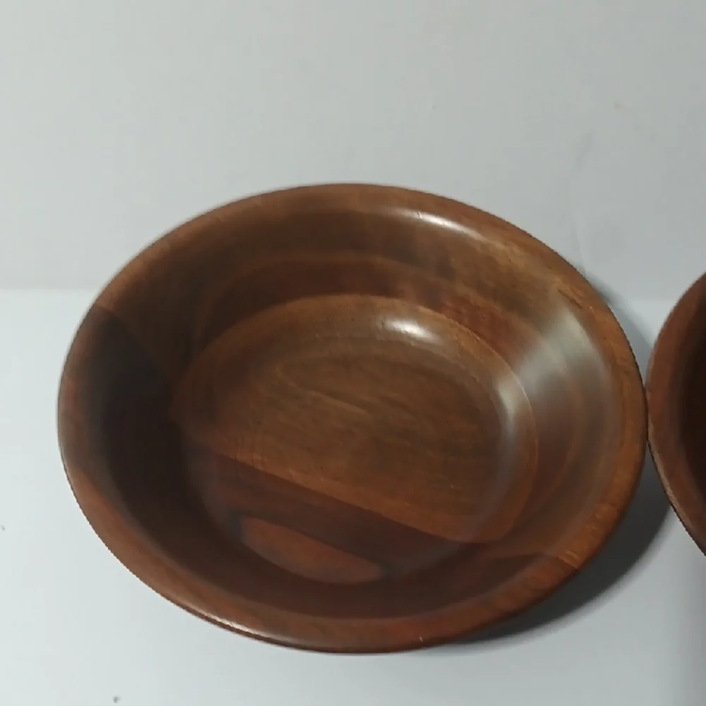 Elegant Brown Wooden Dinnerware Set